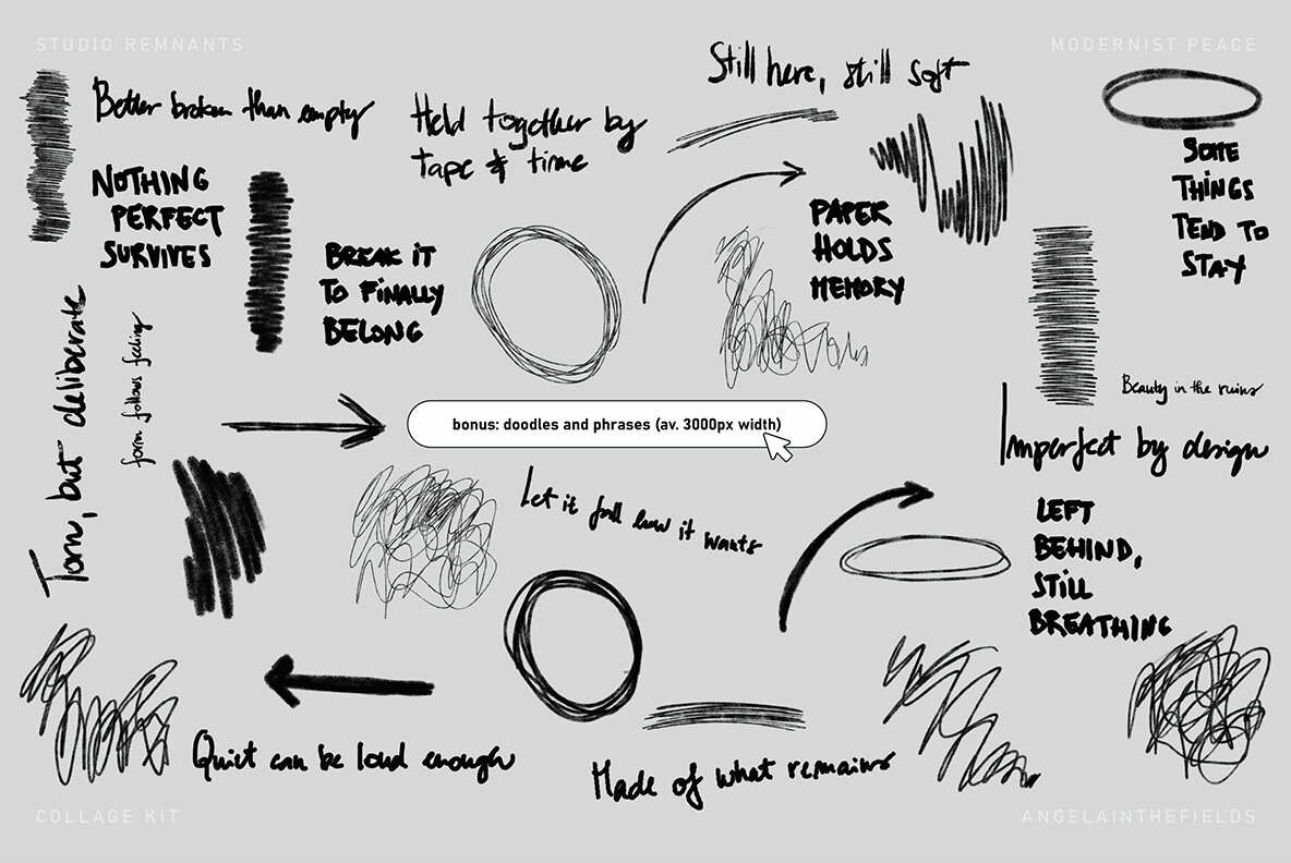 Studio Remnants Collage Kit 12