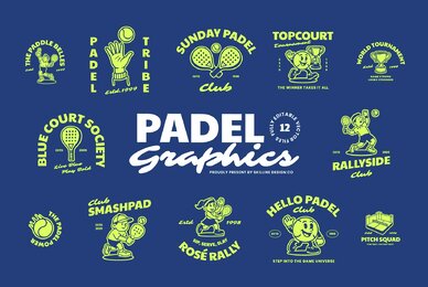 Padel Graphics Collection