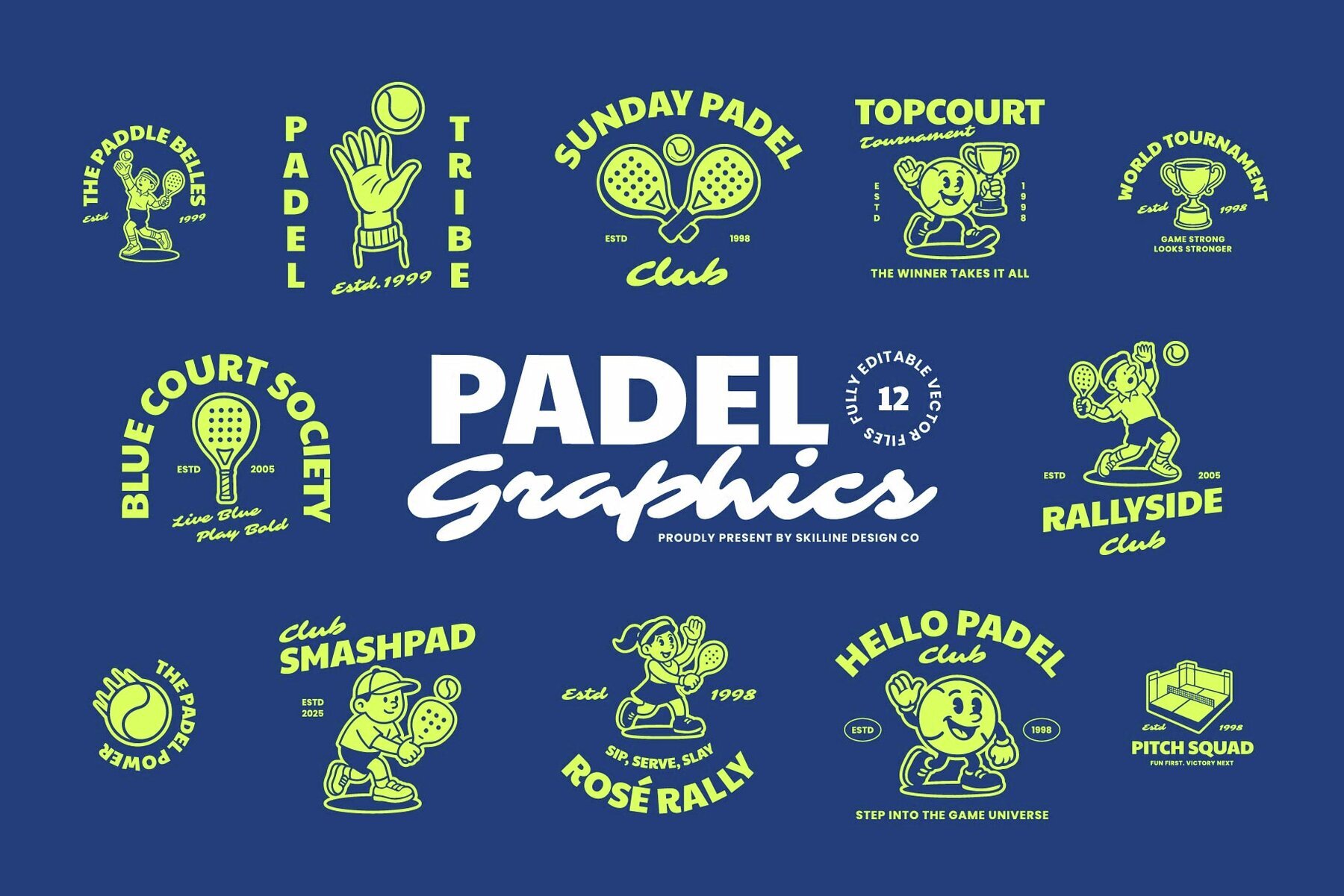 Padel Graphics Collection 1