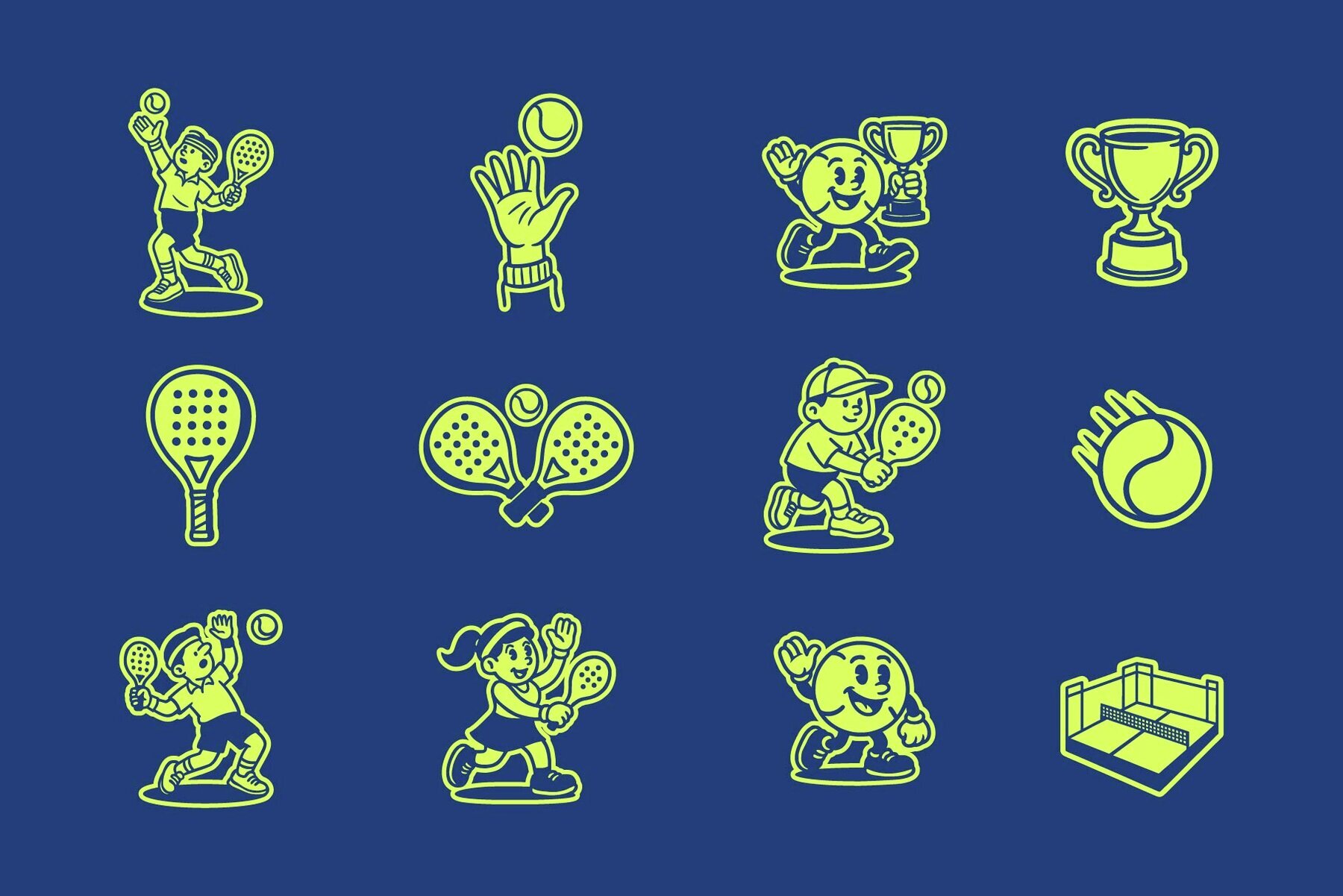 Padel Graphics Collection 3