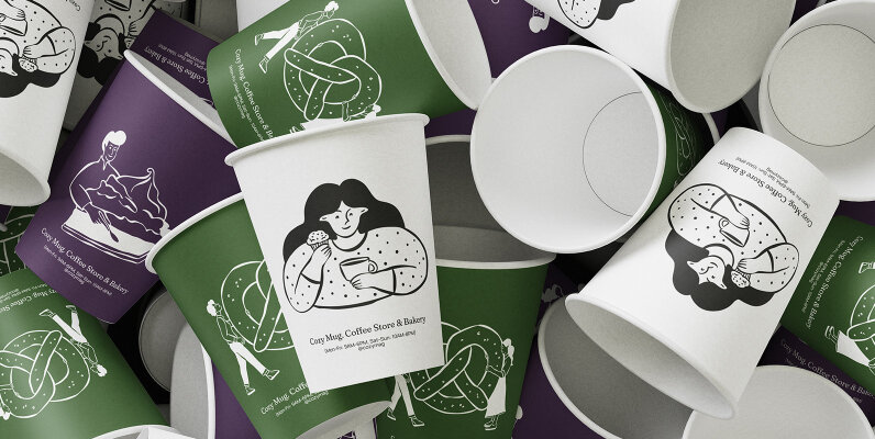 Coffee and Pastry Doodles