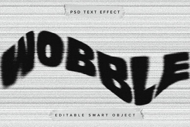 Ink Bleed Text Effect Mockup