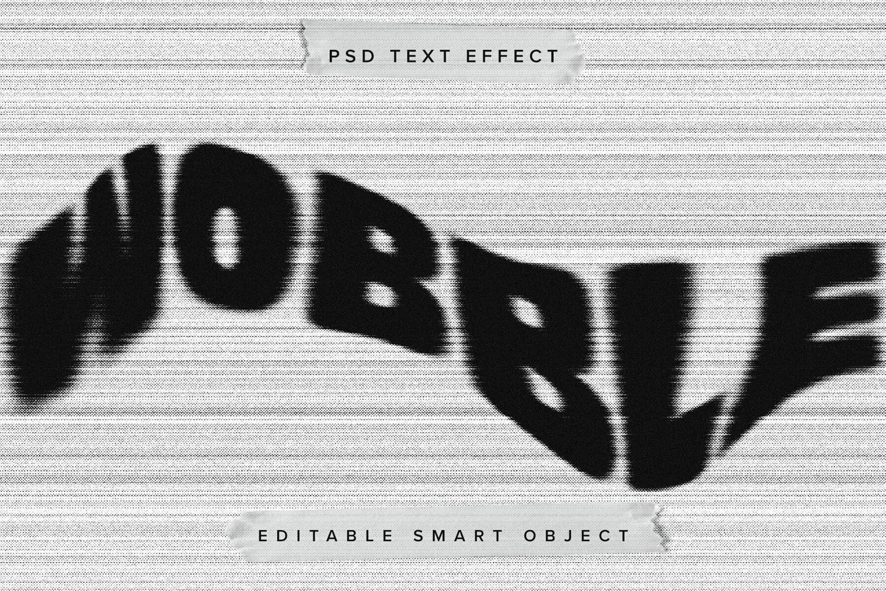 Ink Bleed Text Effect Mockup 1