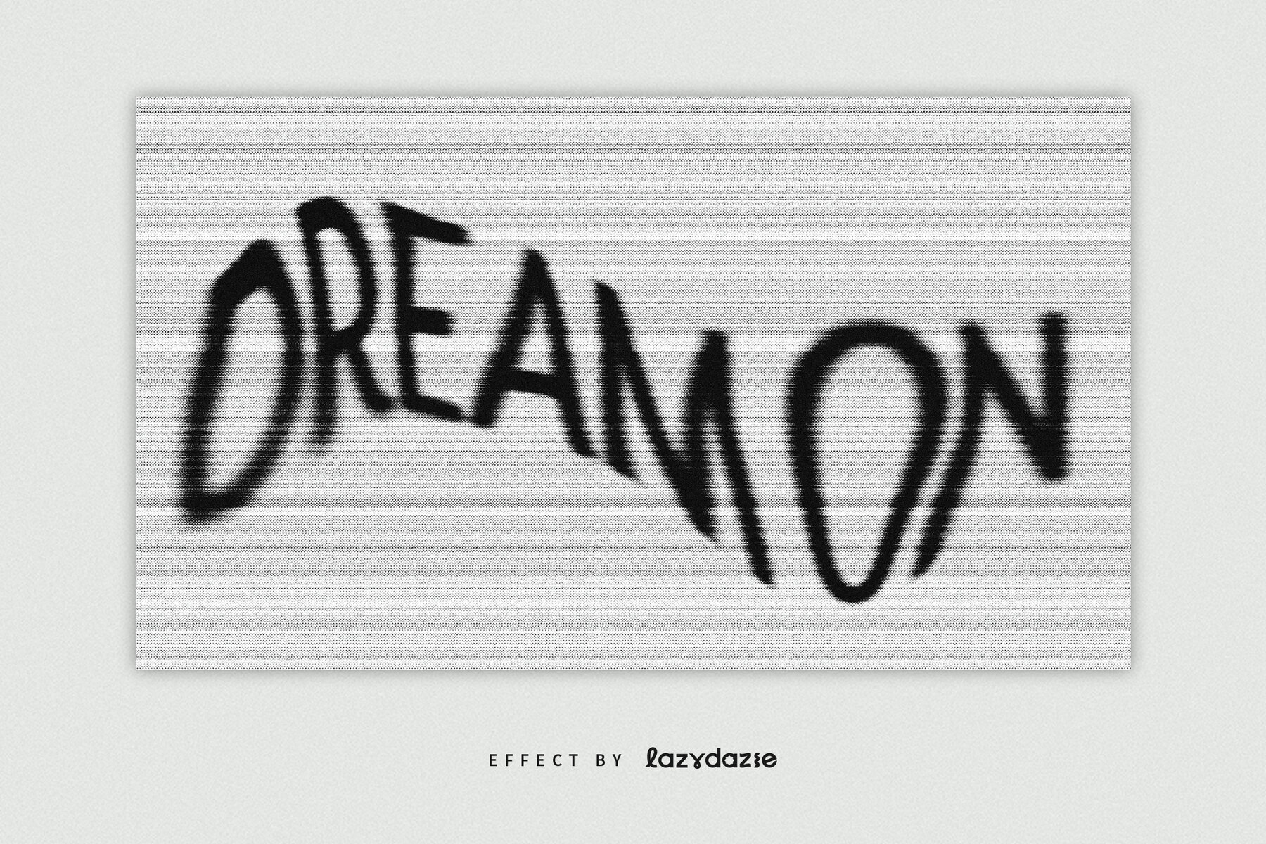 Ink Bleed Text Effect Mockup 4