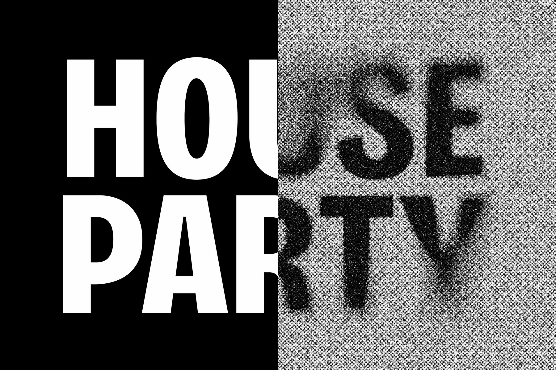 Grunge Halftone Text Effect Mockup 8