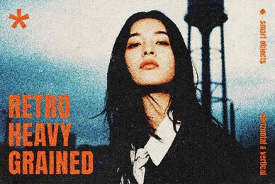 Retro Heavy Grained Photo Effect