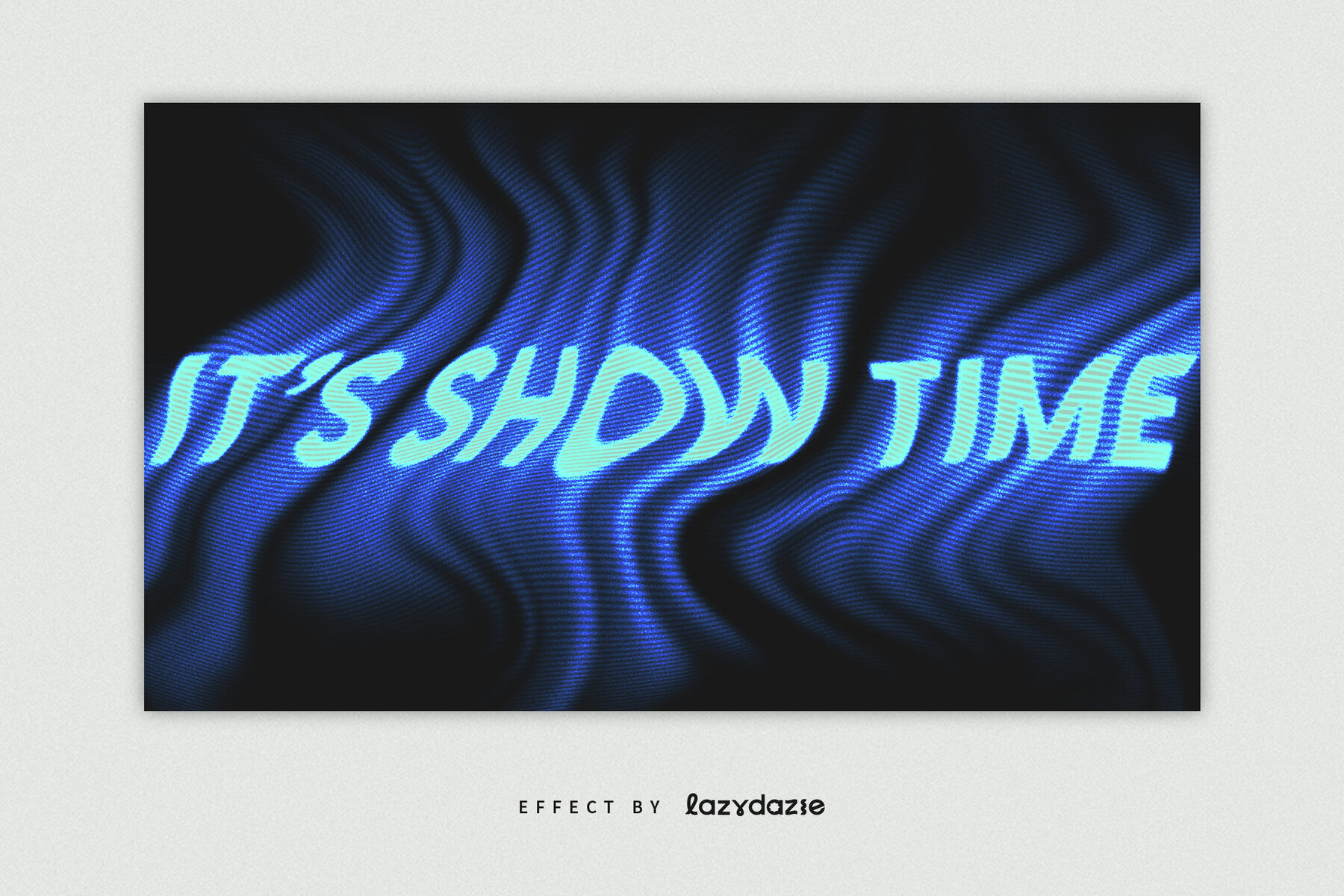 Dissolving Glow Text Effect Mockup 2
