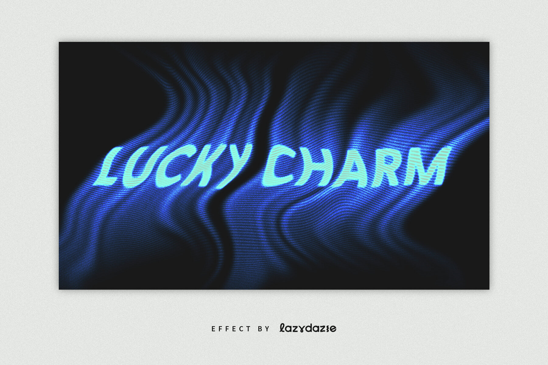 Dissolving Glow Text Effect Mockup 3