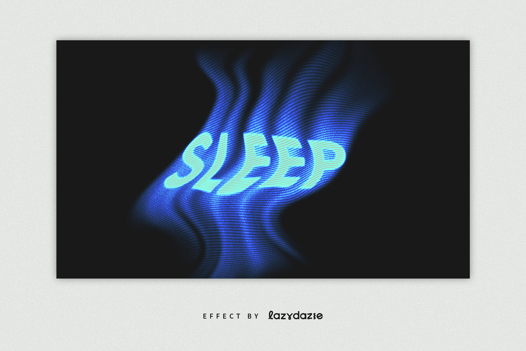 Dissolving Glow Text Effect Mockup 5