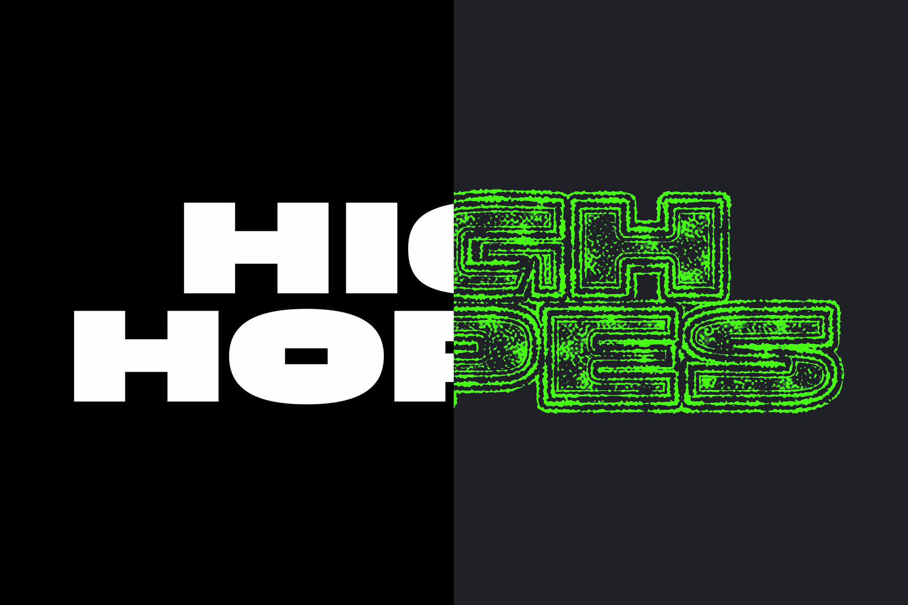 Green Stamped Text Effect Mockup 8