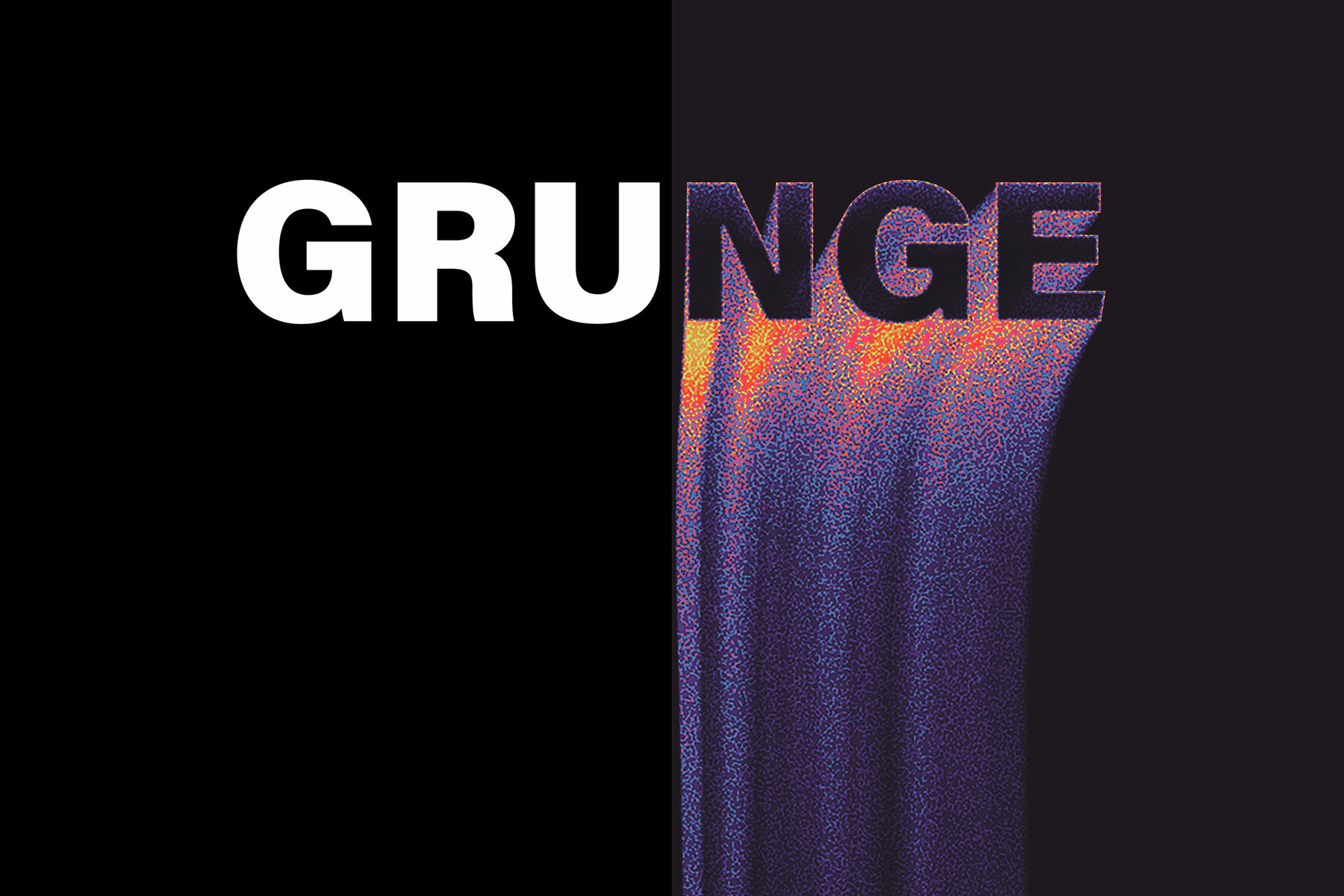 Colourful Dissolving Text Effect Mockup 8