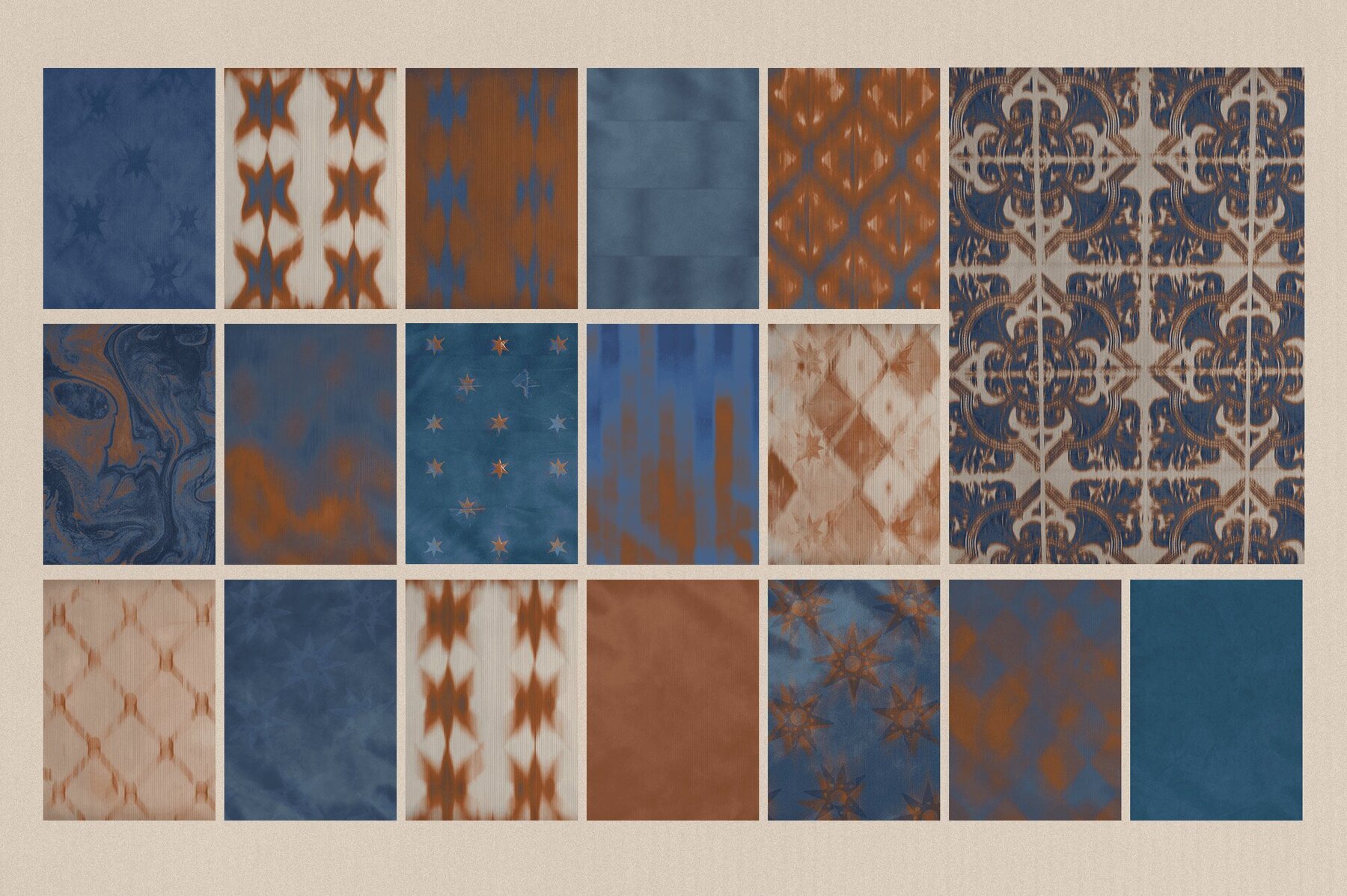 Indigo Velvet Textured Backgrounds 4