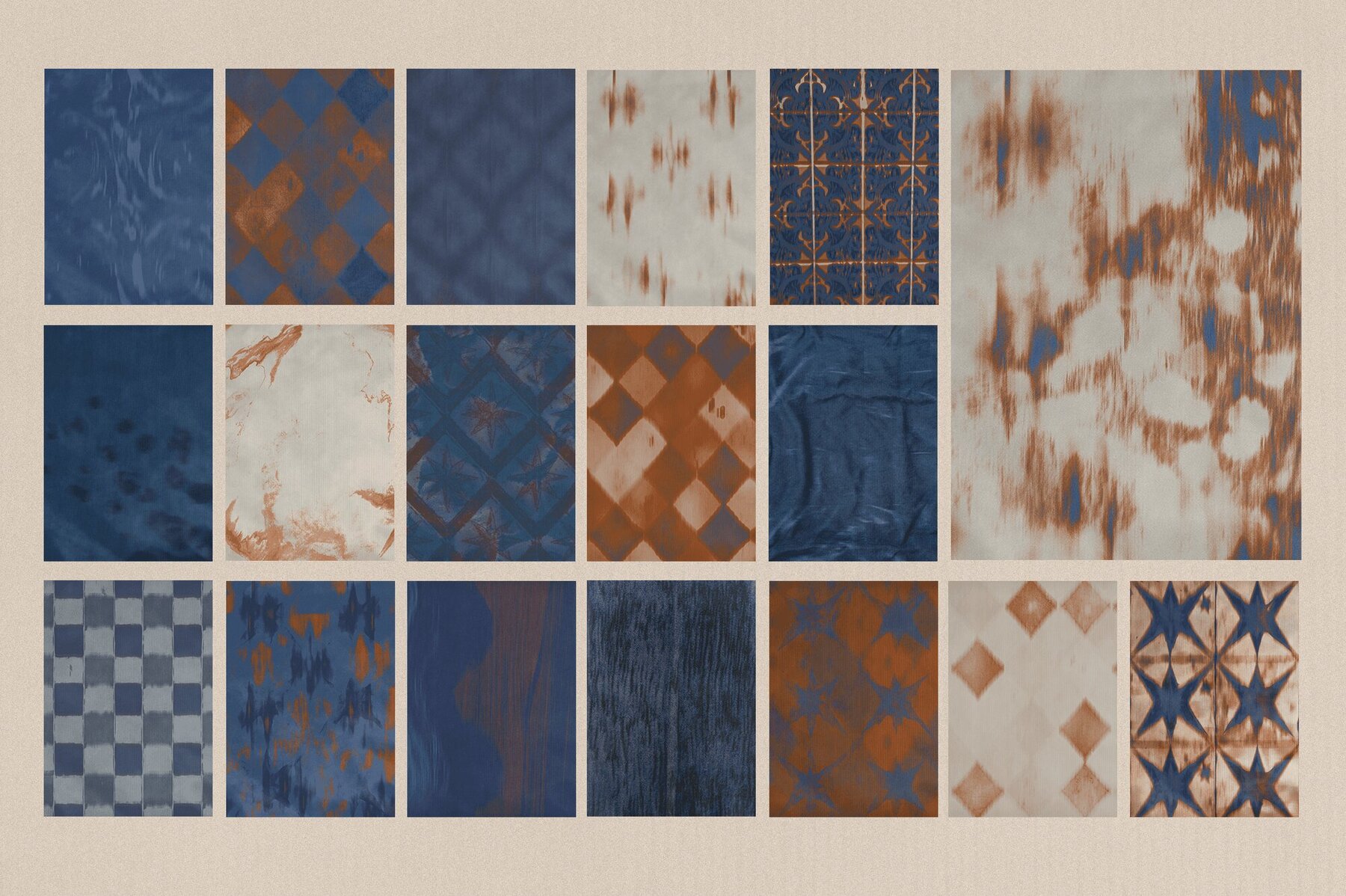 Indigo Velvet Textured Backgrounds 5