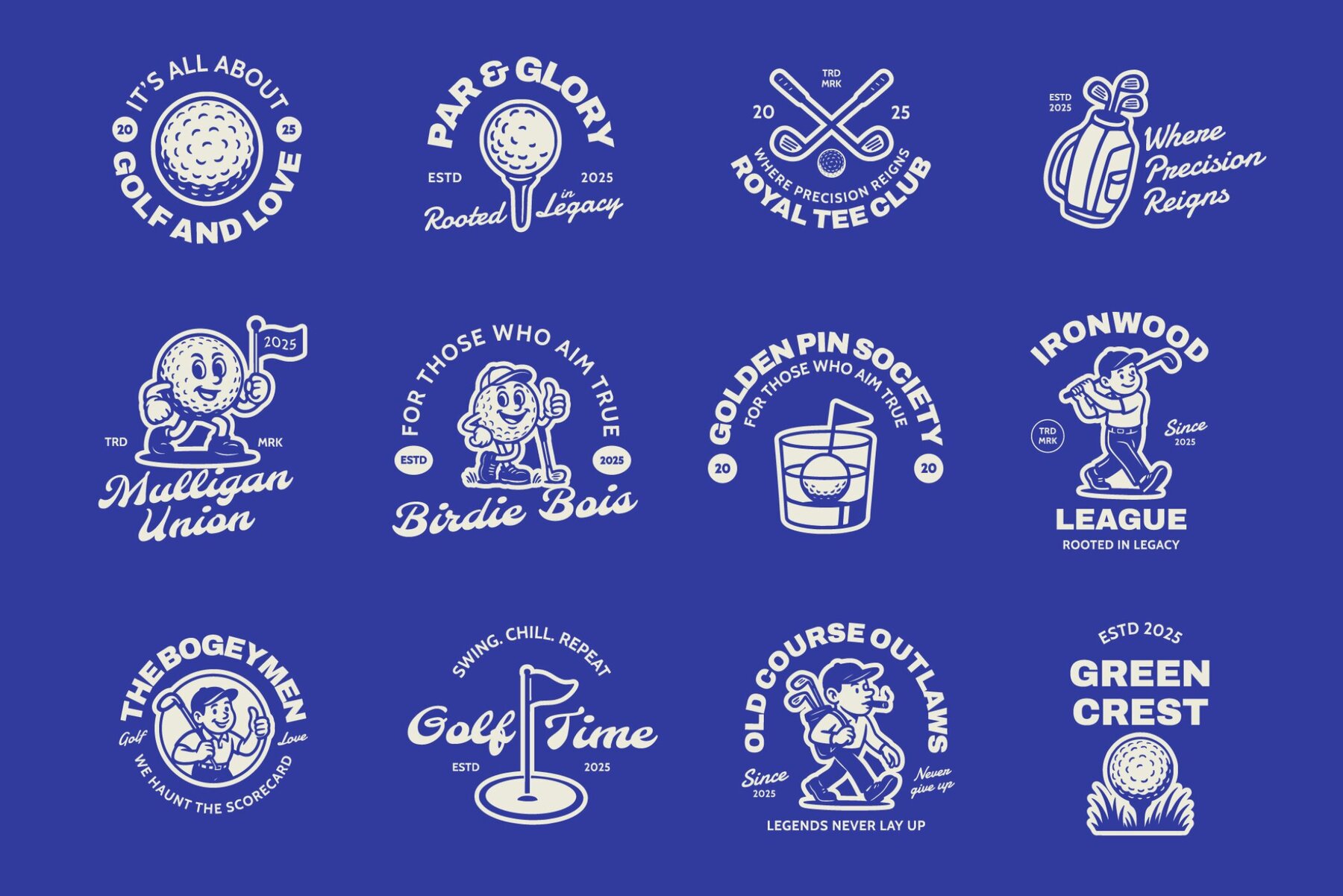 Golf Graphic Design Collection 5