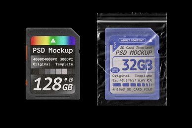 SD Card Mockup