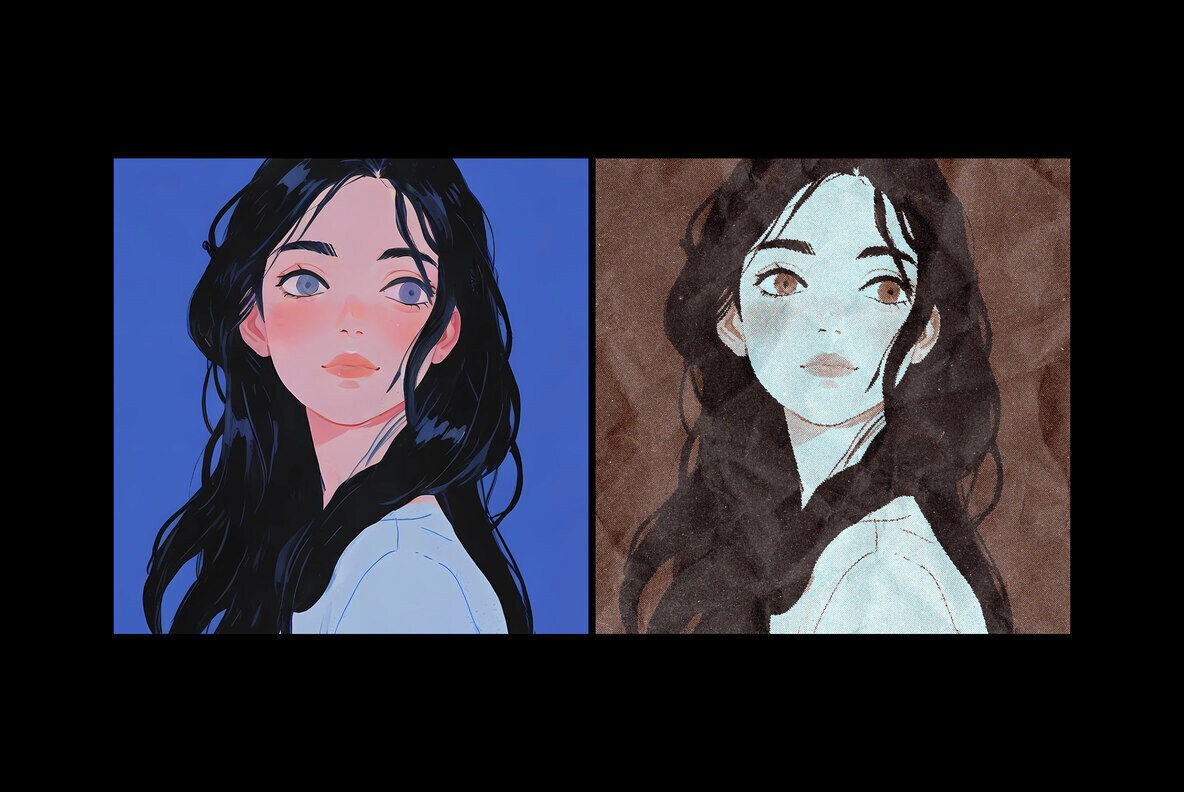 Crumpled Postcard Photo Effect 3