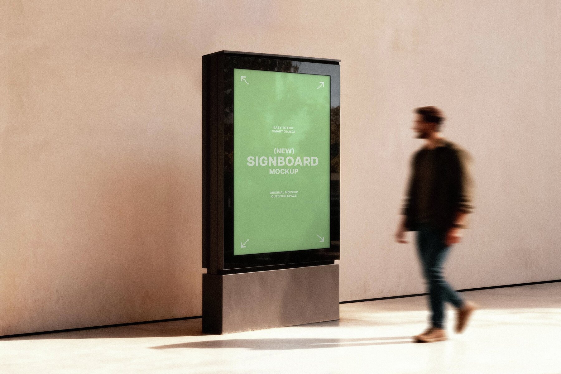 Minimalist Outdoor Signage Mockup 1