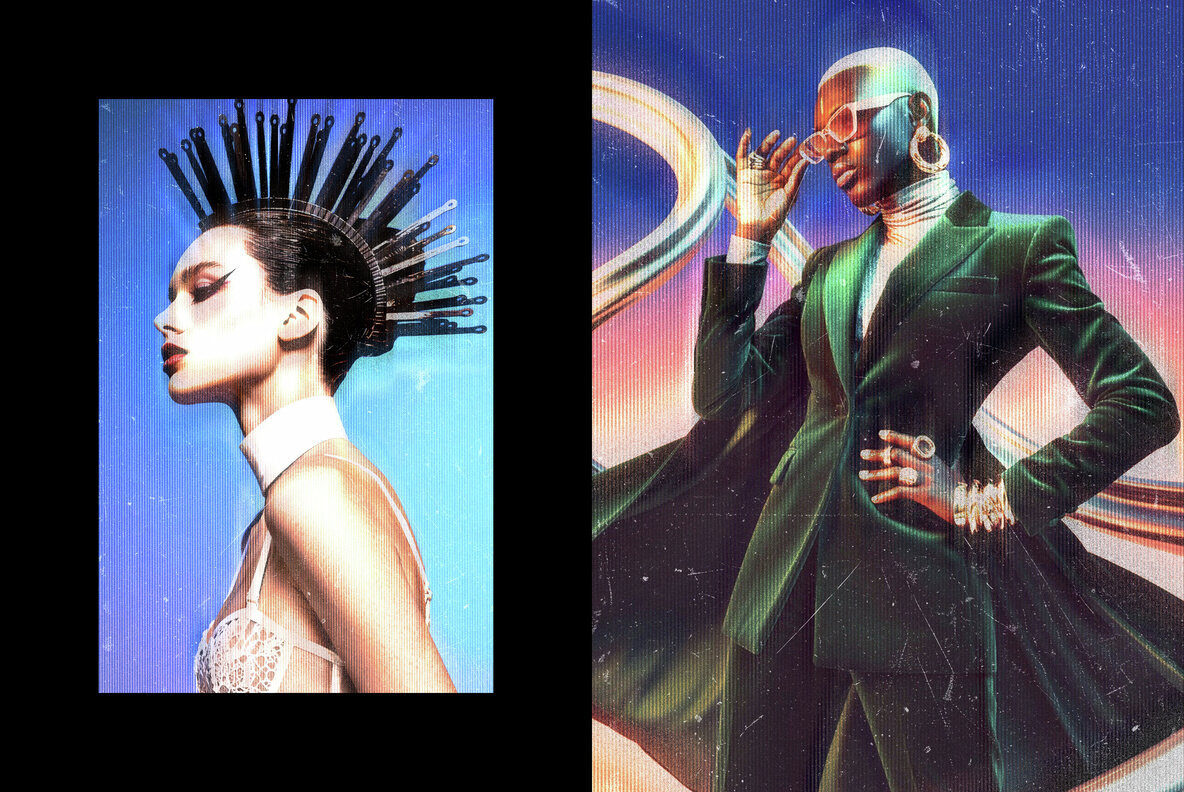 Glitch Monitor Photo Effect 3