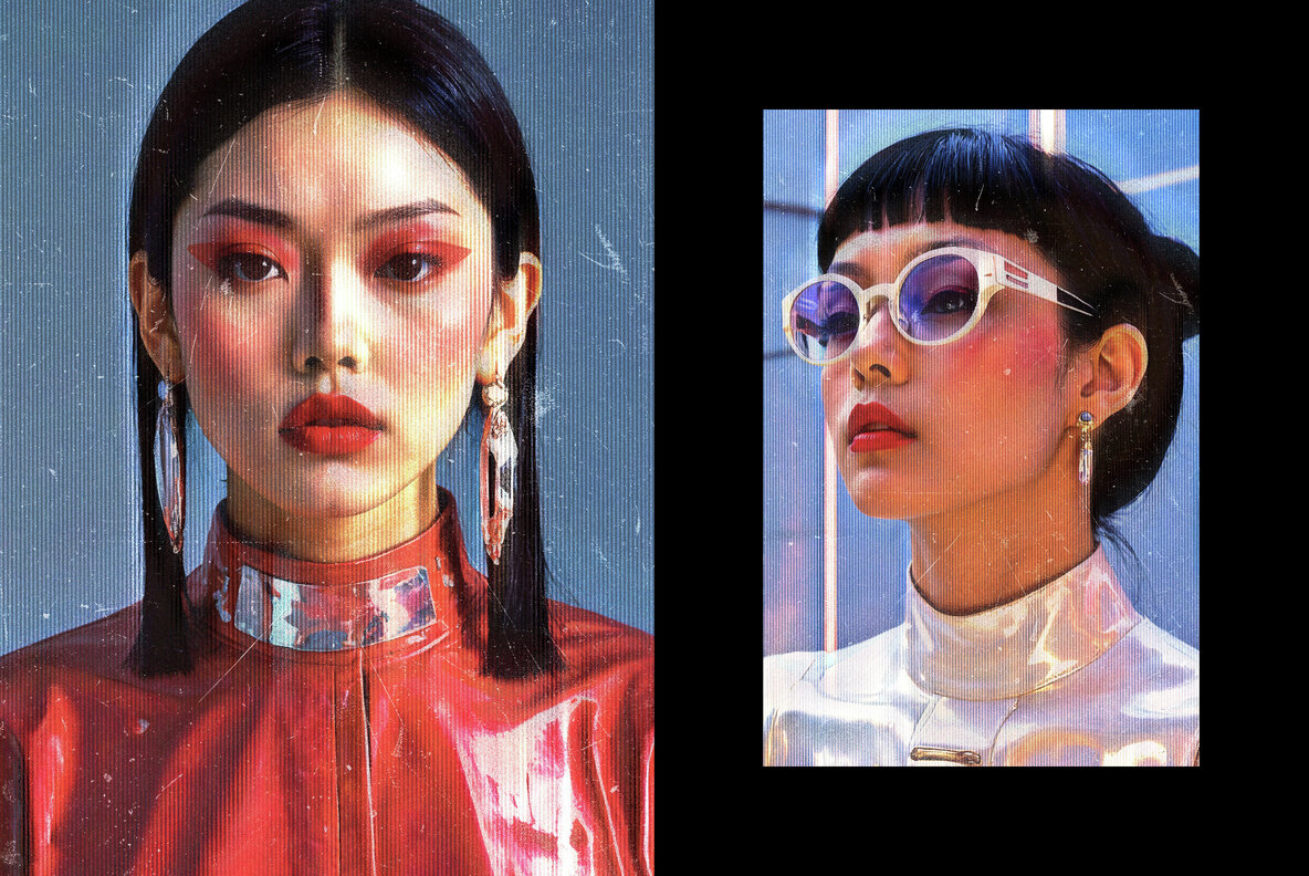 Glitch Monitor Photo Effect 6