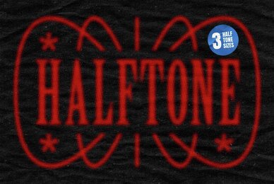 Halftone Paper Text Effect