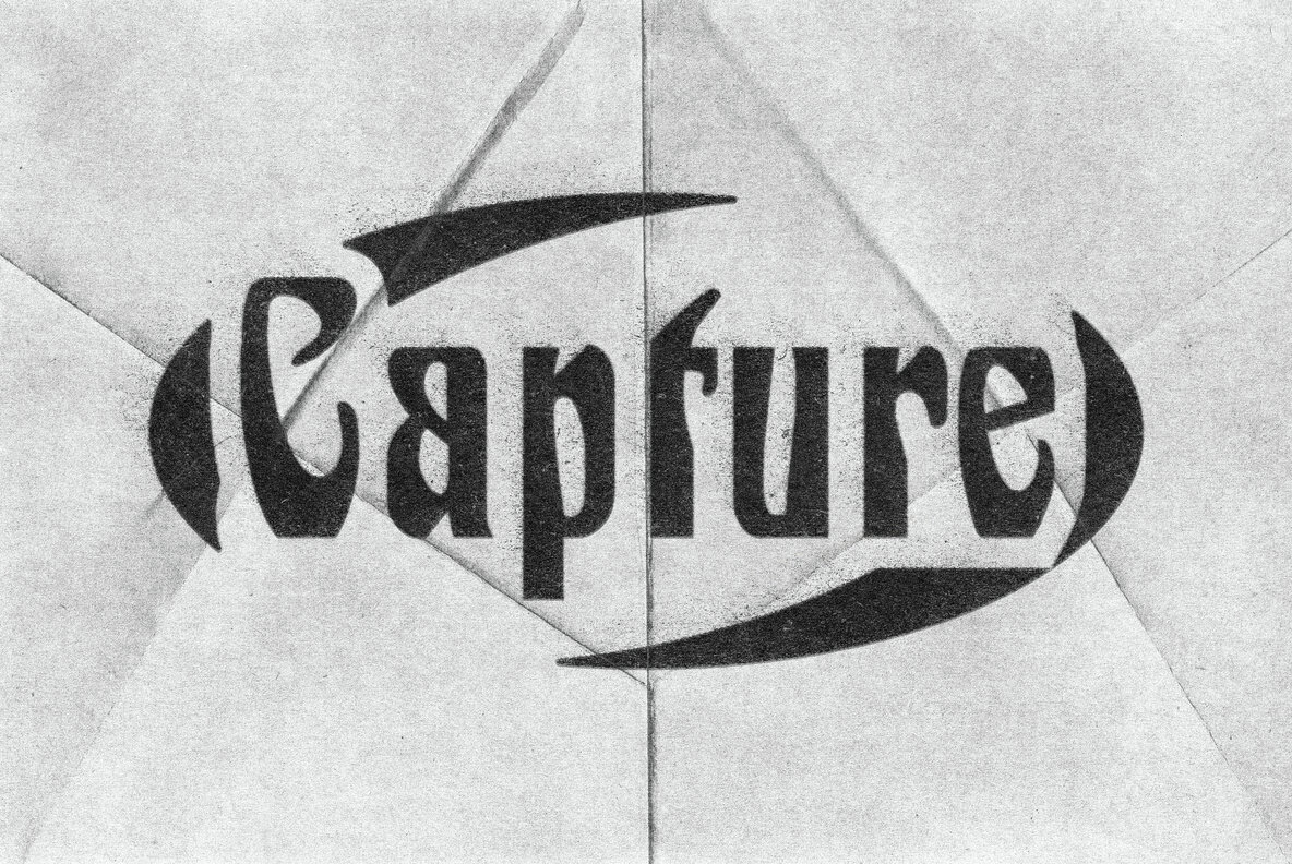 Worn Print Text and Logo Effect 5