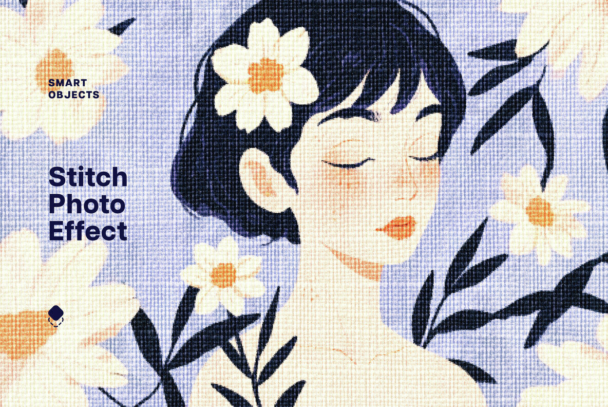 Embroidery Texture Photo Effect 1