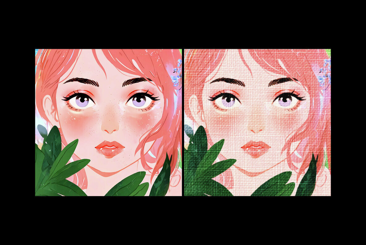 Embroidery Texture Photo Effect 2