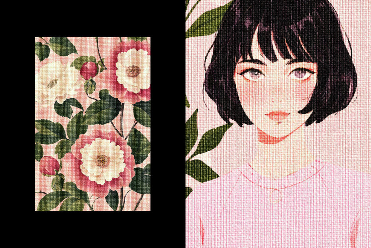 Embroidery Texture Photo Effect 4