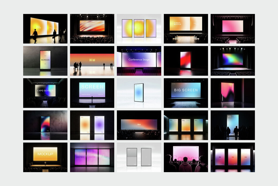 Digital Screens Mockup Bundle 2