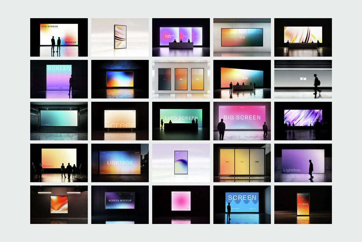 Digital Screens Mockup Bundle 3