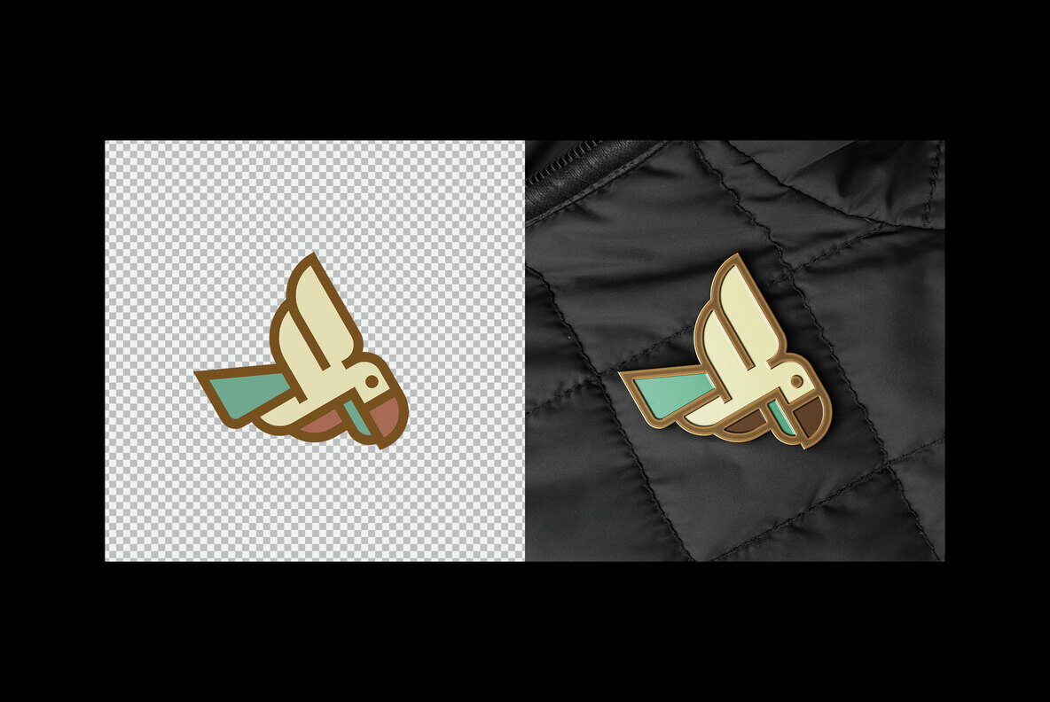 Enamel Pin Jacket Mockup 2
