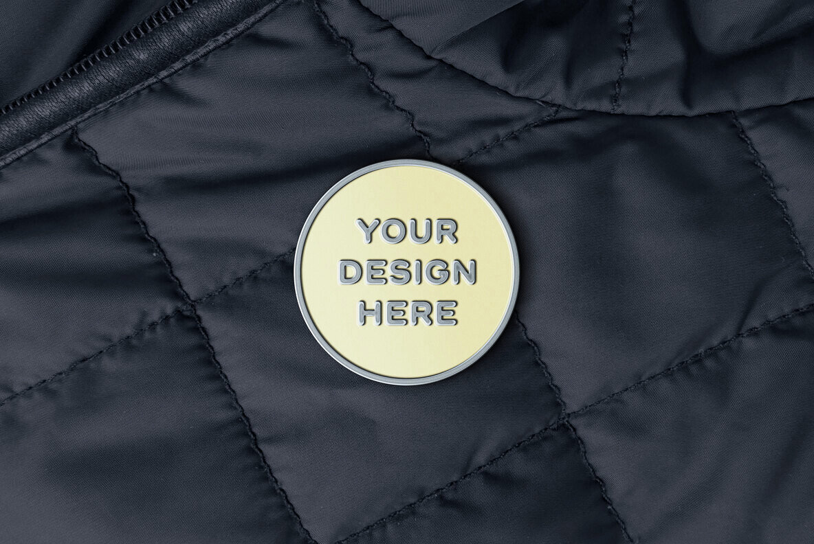 Enamel Pin Jacket Mockup 4