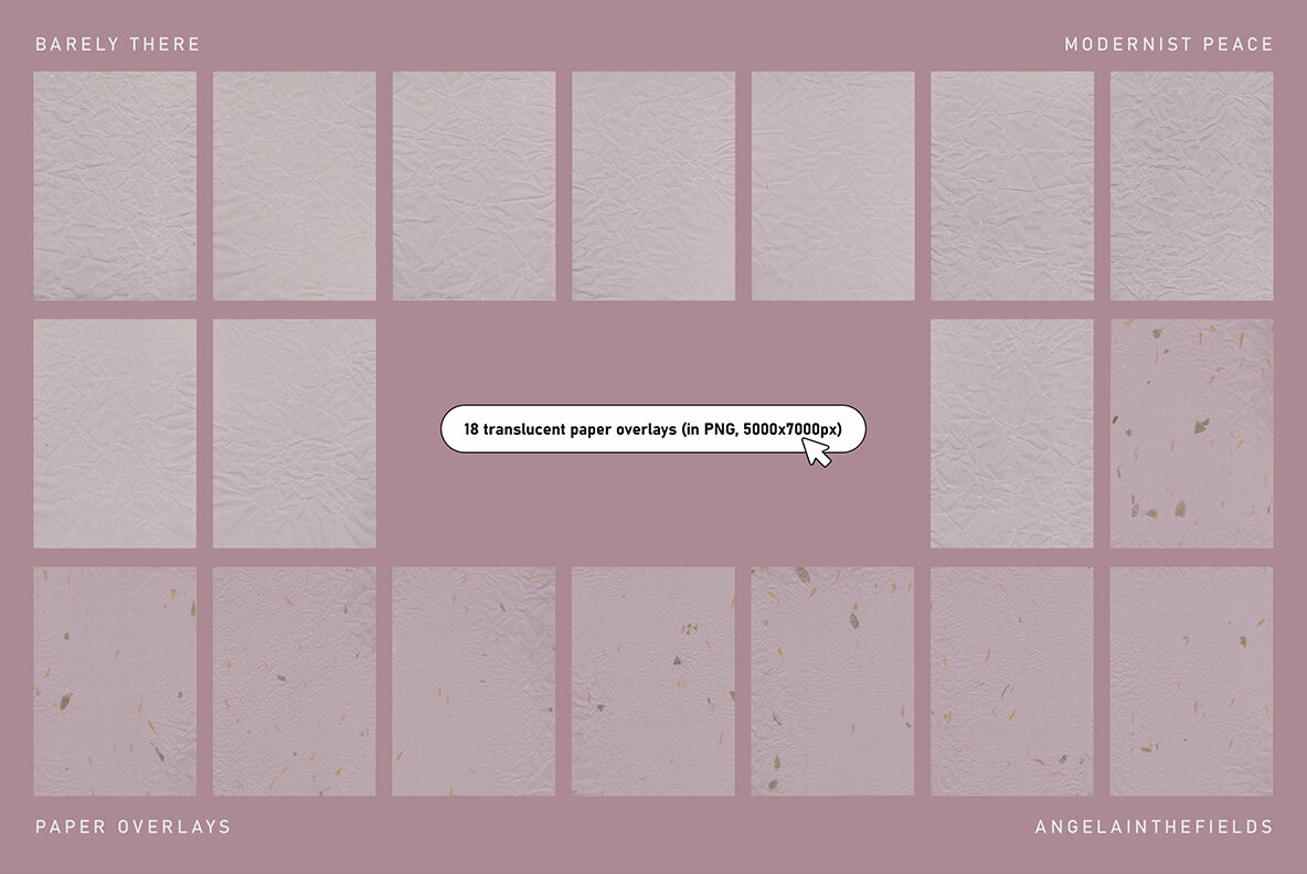 Barely There Minimal Paper Overlays 9