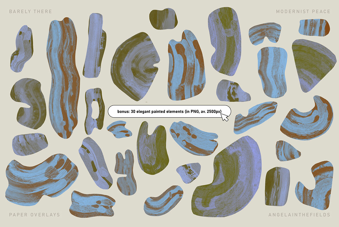 Barely There Minimal Paper Overlays 11