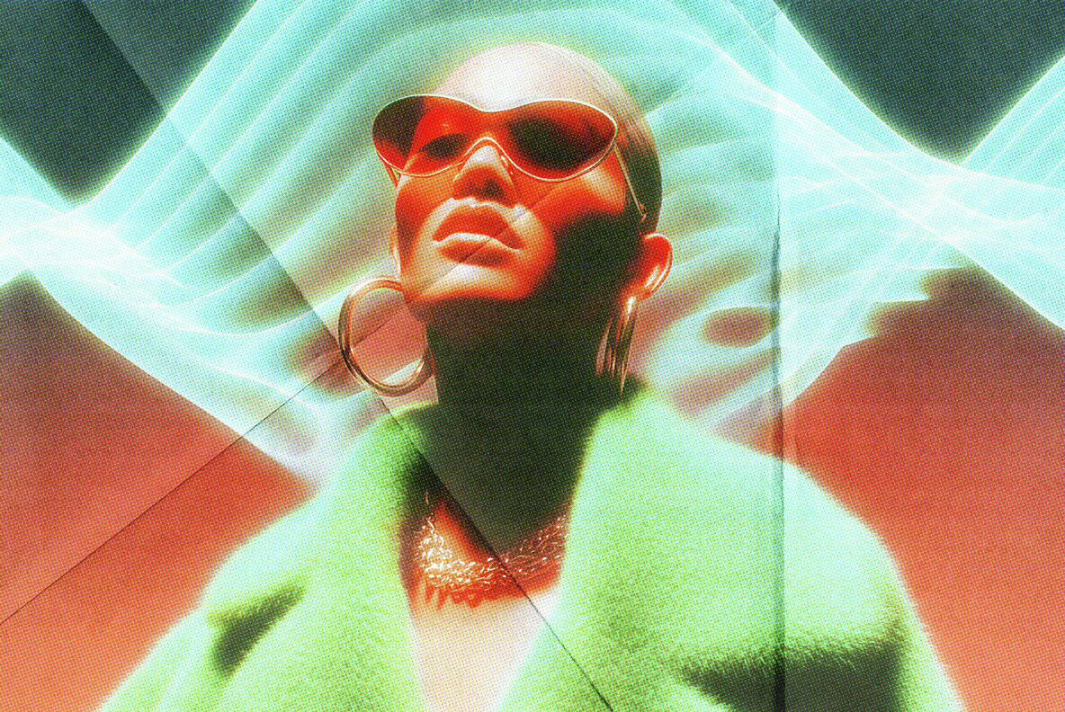 Halftone Print Photo Effect 5