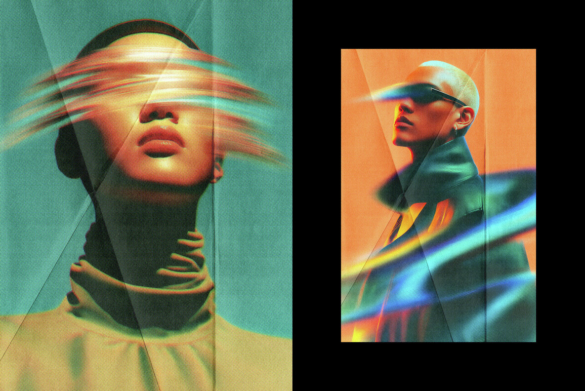 Halftone Print Photo Effect 7