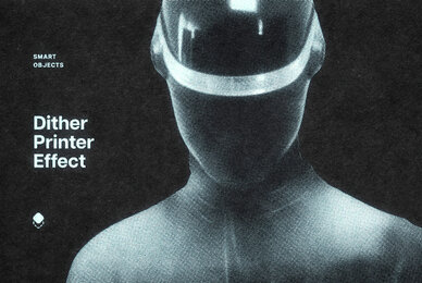 Dithering Print Photo Effect