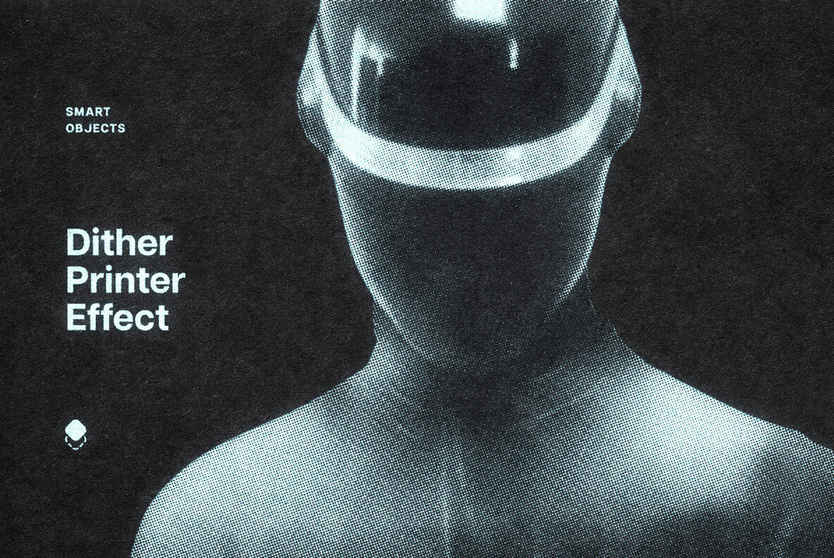 Dithering Print Photo Effect 1