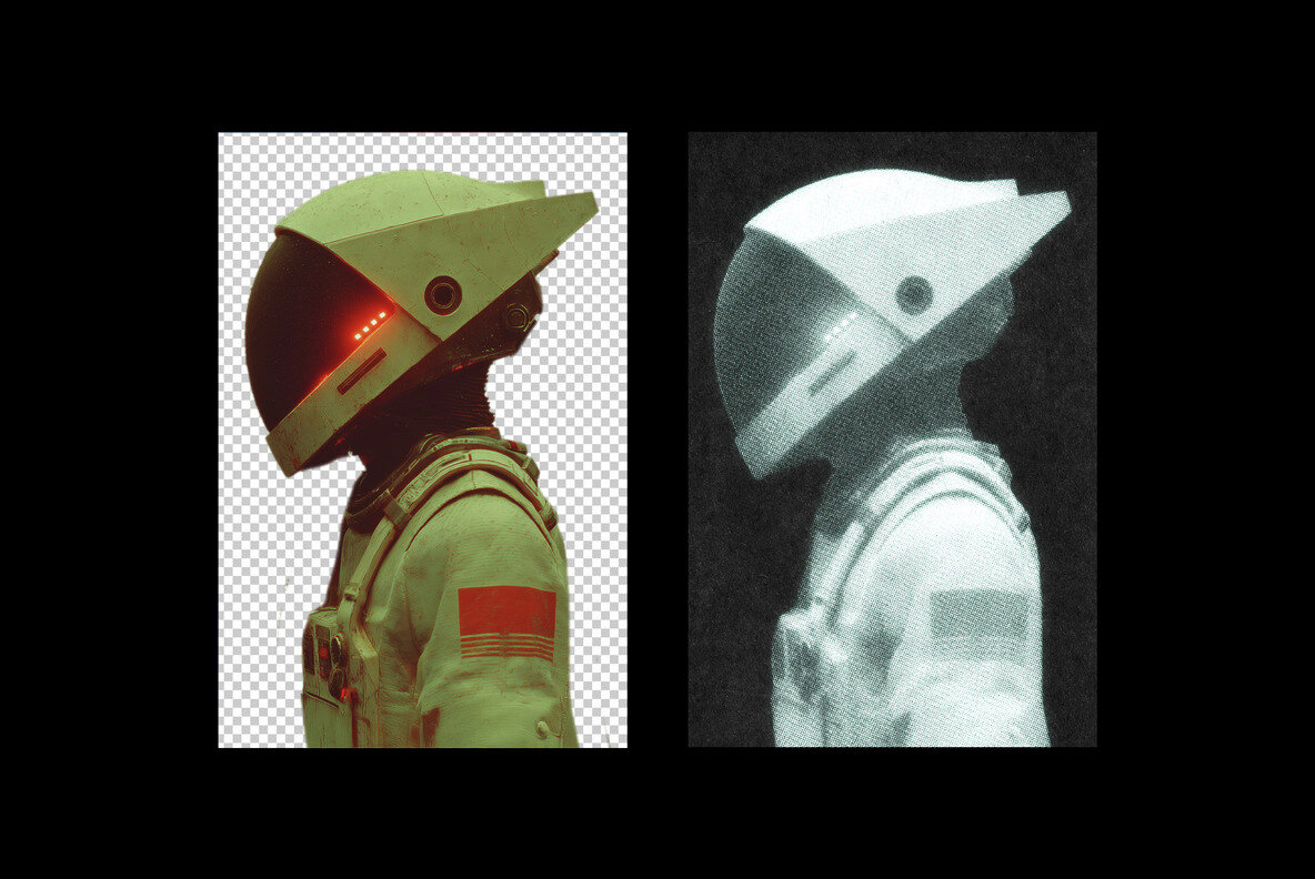 Dithering Print Photo Effect 5