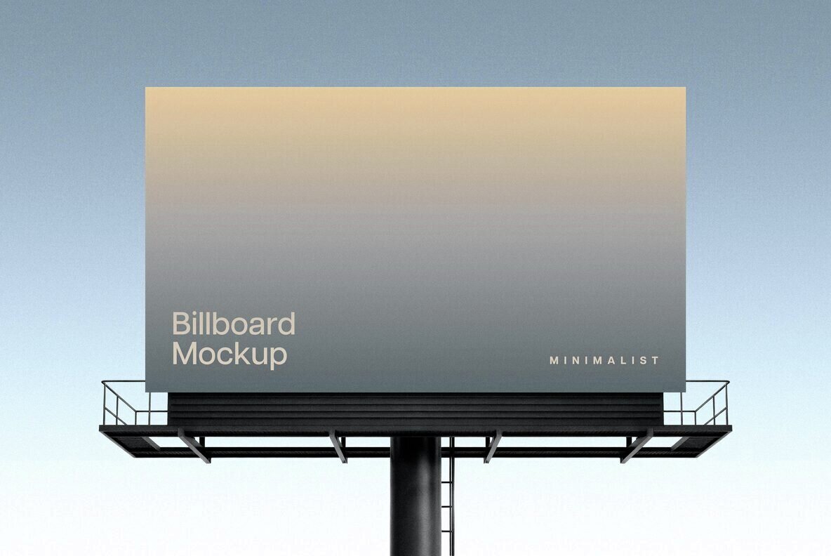 Minimalist Billboard Mockup 1