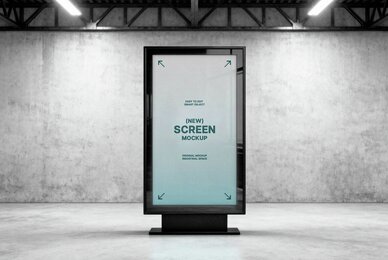Industrial Vertical Screen Mockup