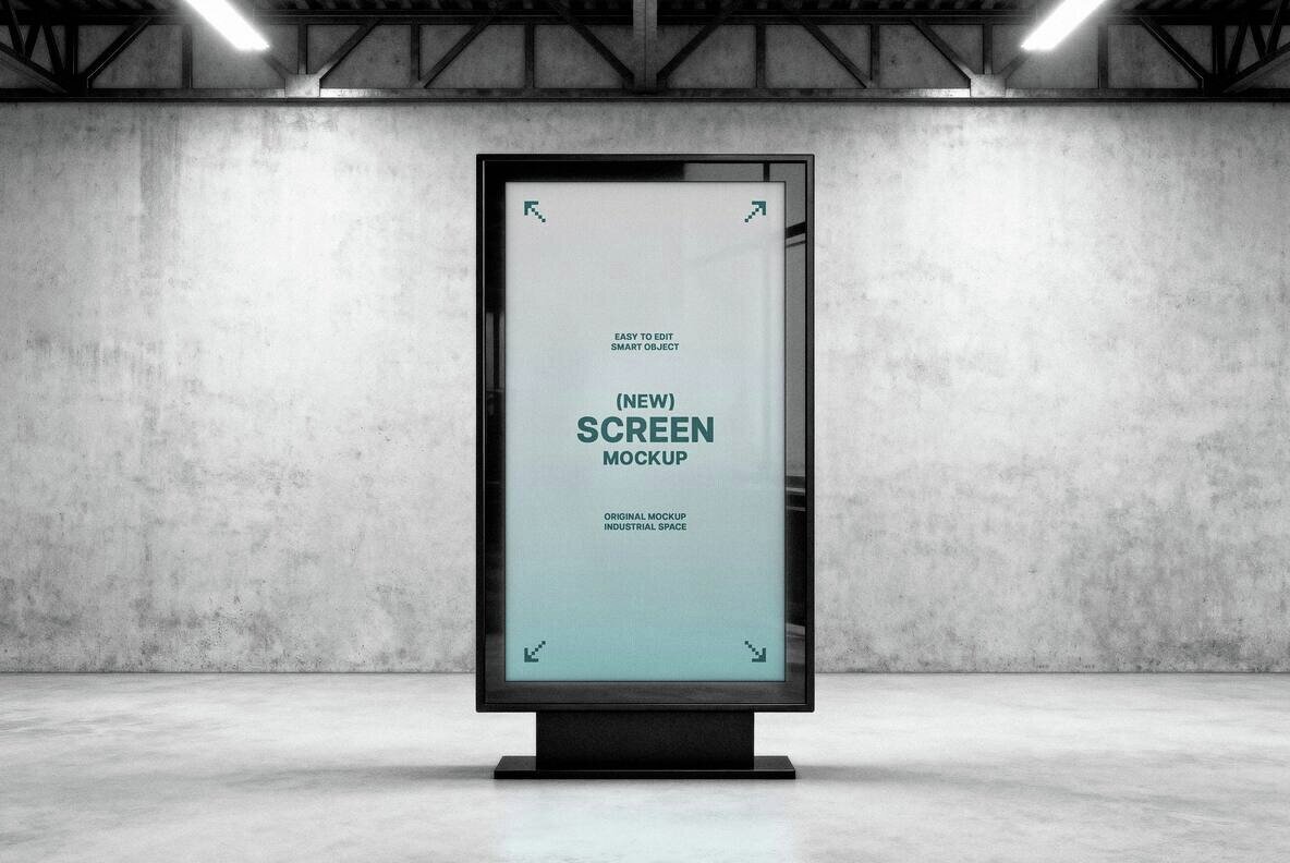 Industrial Vertical Screen Mockup 1