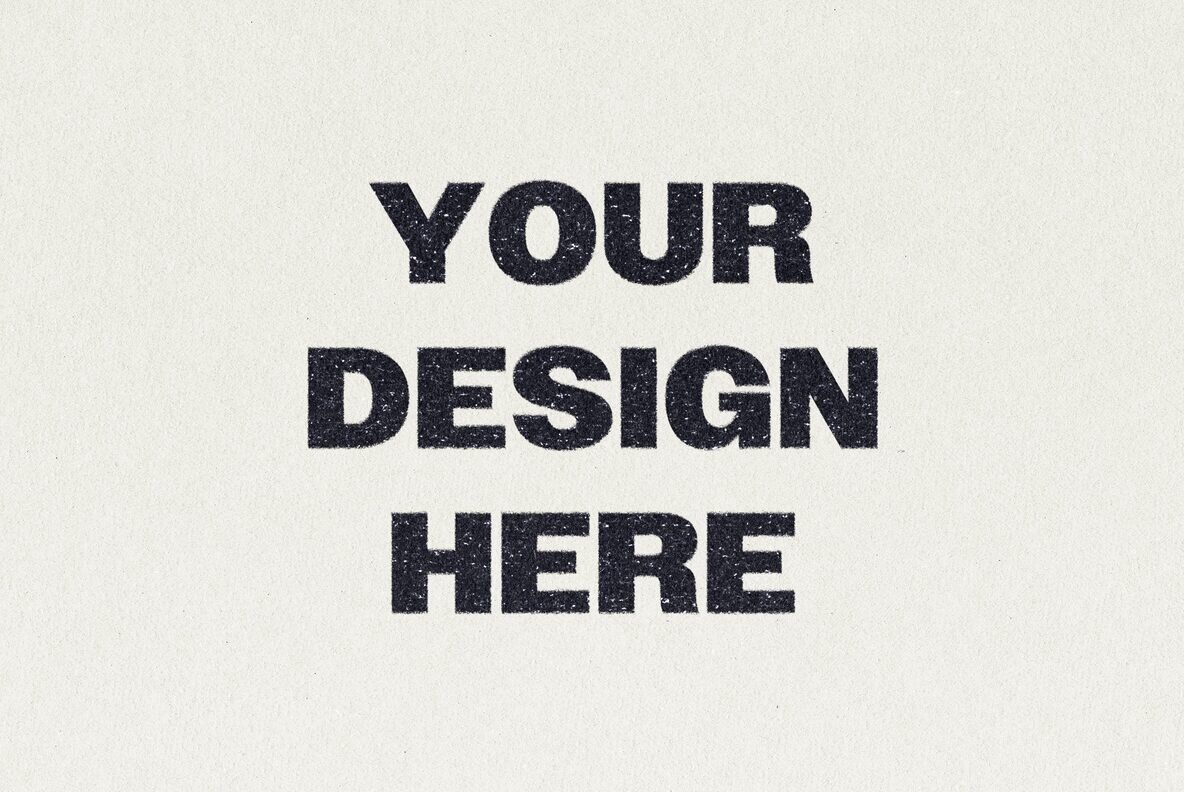 Print Text and Logo Effect 5