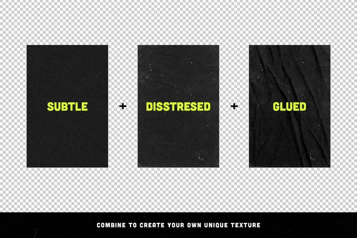 Black Assemblage Textures Pack 8