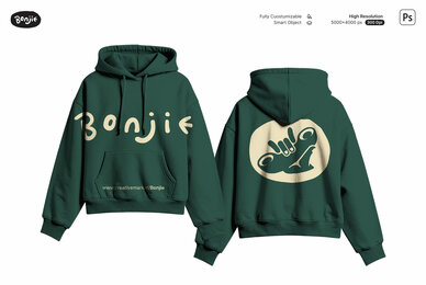 Kangaroo Hoodie Mockups
