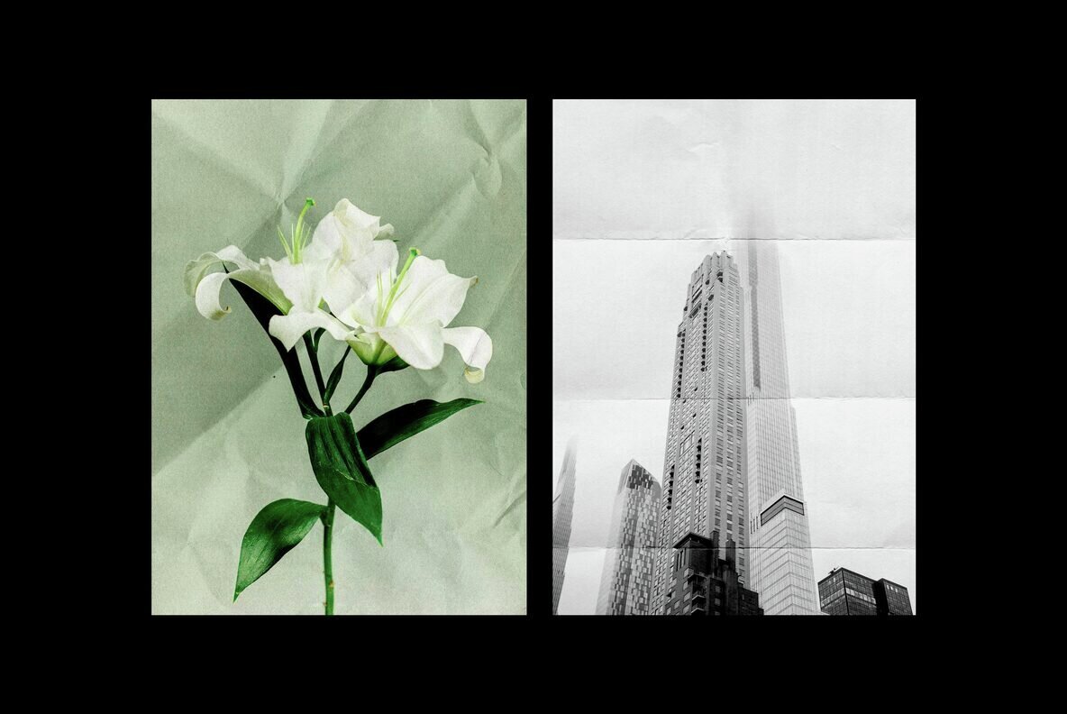 Wrinkled and Folded Papers Collection 2