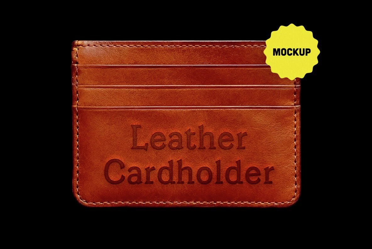 Leather Cardholder Mockup 1