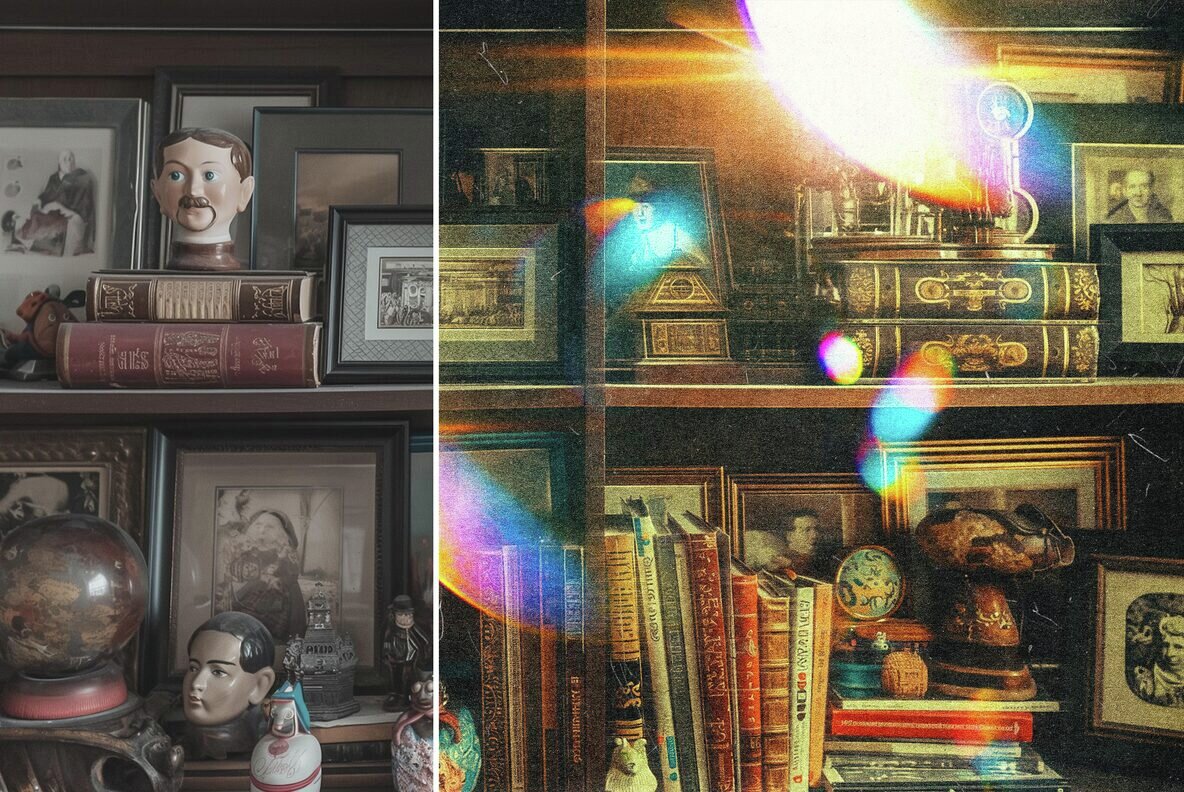 Vintage Leaks Photo Effect 7