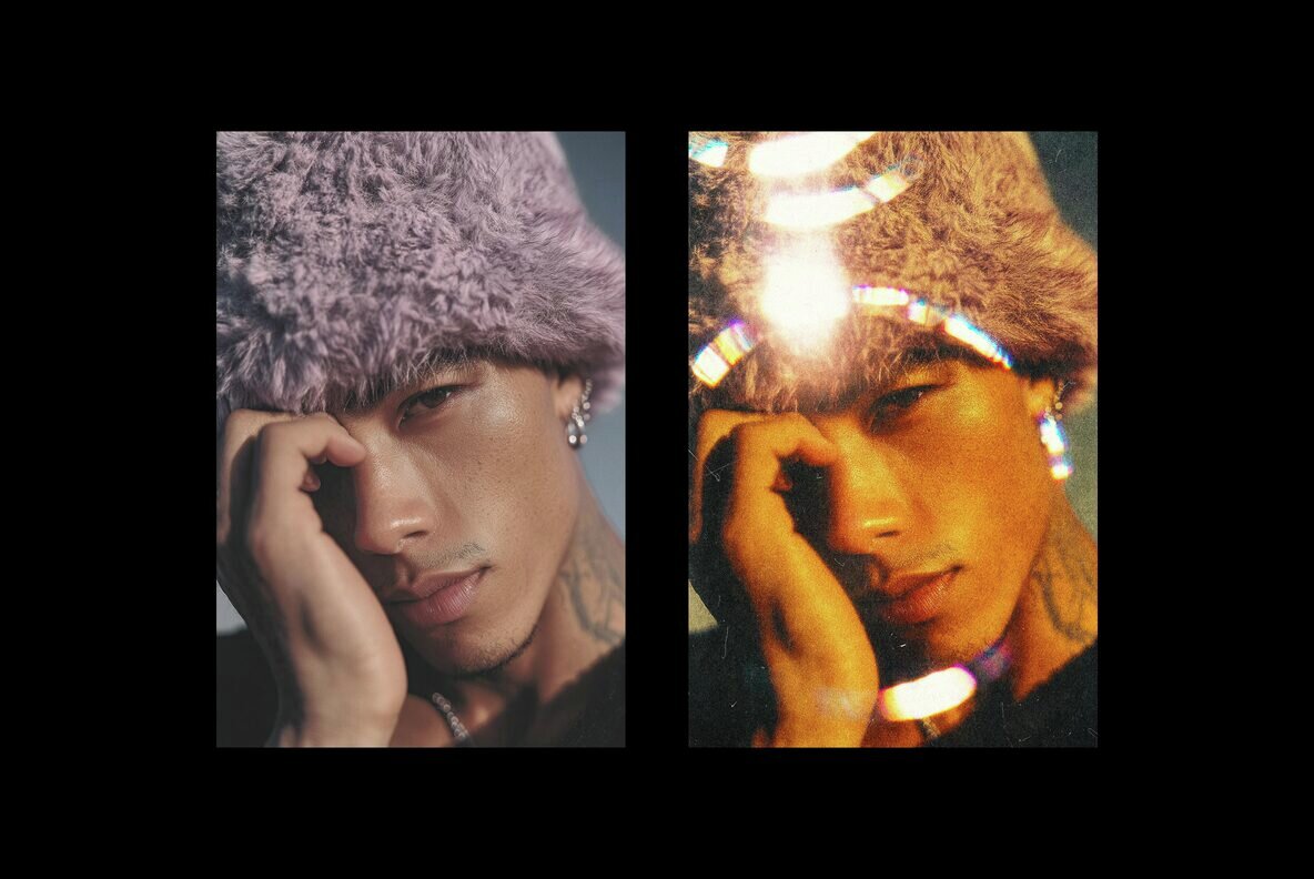 Vintage Leaks Photo Effect 8