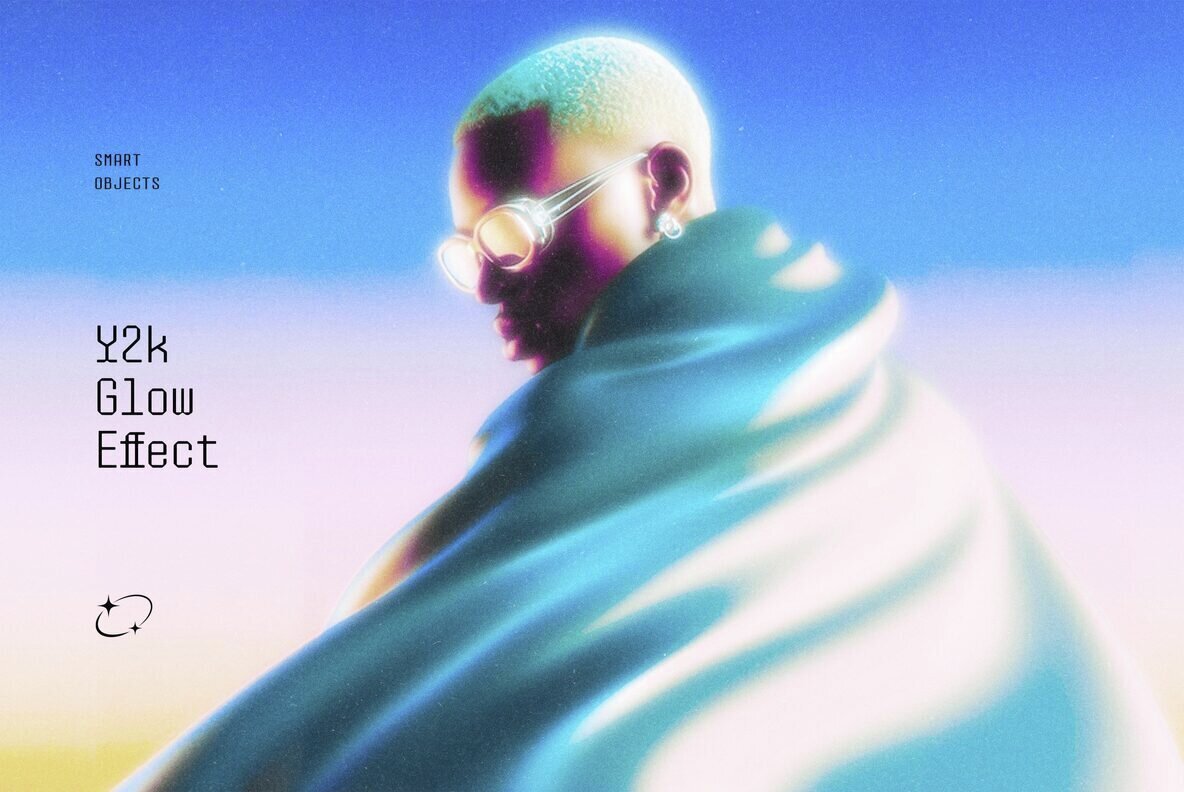 Y2K Glowing Photo Effect 1